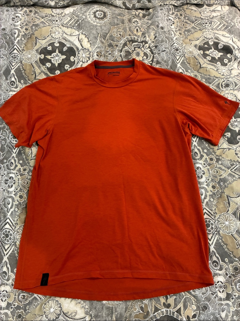 Specialized Men's Short Sleeve Crew Tee in Orange